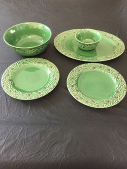 Christmas Platter Setting