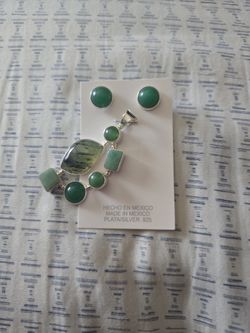 Pendant And Earrings
