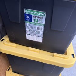 27 Gallon Storage Containers (20 HDX, 5 Greenmade) - $5ea