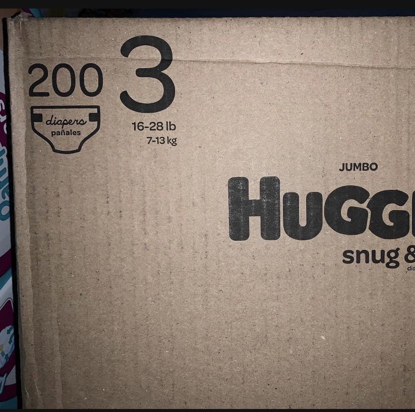 Huggies Snug Dry size 3 diapers-pañales Trade/intercambio