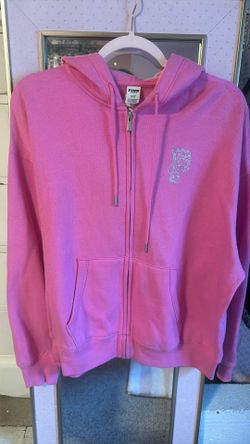 PINK Zip Up Hoodie Brand New