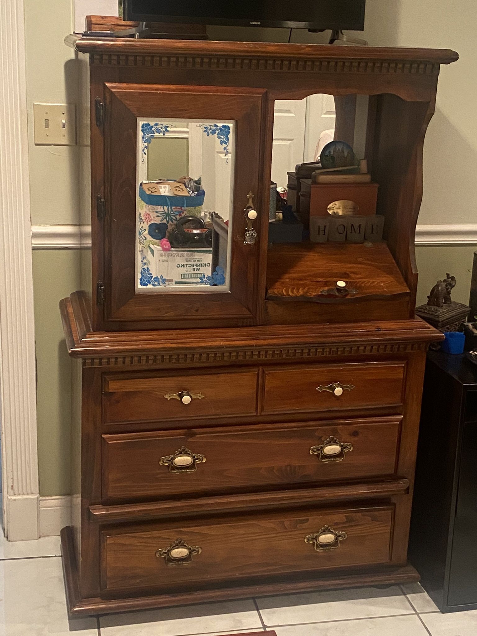 Mid-Century Antique Armoire