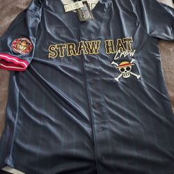 One Piece Baseball Jersey NEW Size MEDIUM AND LARGE available 