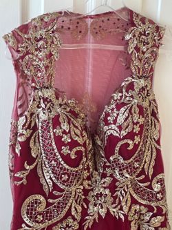 Formal red dress