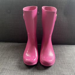 Big Girl Pink Rain Boots
