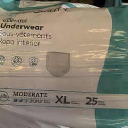 Adult Underwear XL 25 Count