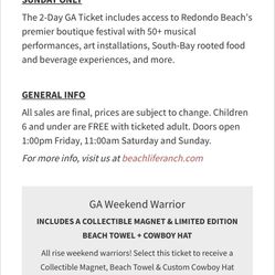 Beach Life Ranch Festival 