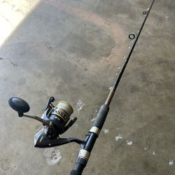 6’ Ocean Ugly Stick With Penn Reel