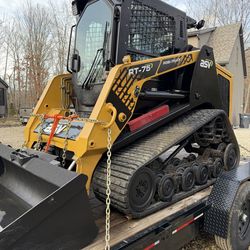 2019 ASV RT75 & 2025 Flat Bed Trailer