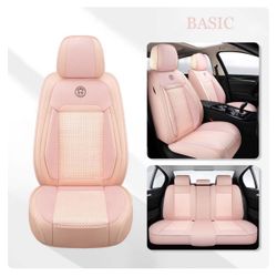Baby Pink Car Seat Covers Full Set