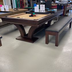 Beautiful Dining Room Pool Table 