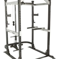 High Capacity Olympic Power Cage With Lat Pulldown  *NEW IN BOX*
