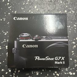 Canon PowerShot G7 X Mark II Digital Camera (Black) 1066C001 (PSG7X) new

