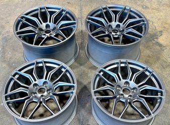 OEM 2024 Chevrolet Corvette Z06 Wheels Forged C8 Genuine Titanium Spider rims