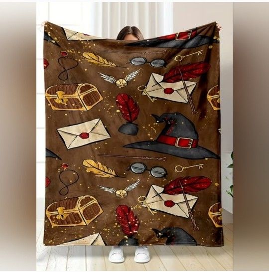 Soft Wizard throw 50x40 New