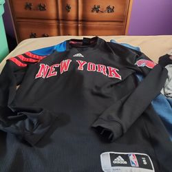 Super COOL Vintage ADIDAS New York Nick's Long Sleeve Shirt Size  Small Make Offer