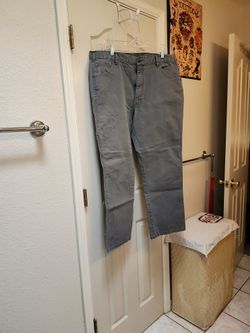 Dickies Mens Gray Khaki Pants  38 X 30