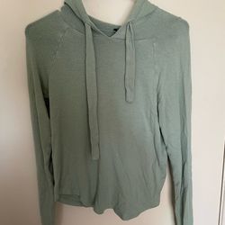 Forever 21 long sleeve hooded shirt