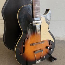 Vintage 60’s Kay Galaxie Thinline semi hollowbody guitar USA