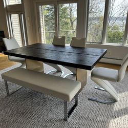 Restoration Hardware Dining Table Plus Free Chairs