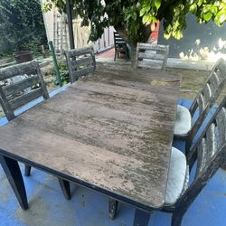  FREE - Dining Table + 6 Chairs (or Just Firewood)