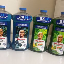 Mr. Clean All Purpose Cleaner, Cleaning Liquid,, 41oz,each Bottle For $5