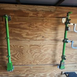 *** GREEN TOUCH EXTREME WEED EATER AND BLOWER RACKS ***