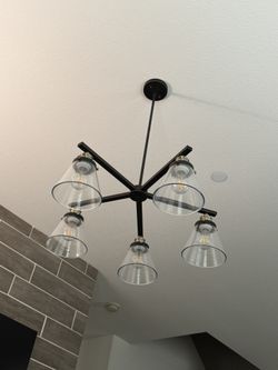 Chandelier Rubbed Bronze Color (like New) 