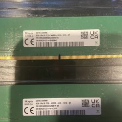 DDR5 Ram. 2 8gb Sticks 