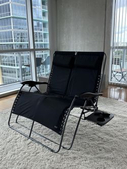Zero gravity love seat chair