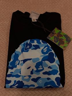 🦍 Black T-Shirt with Blue 🦍 Logo – 100% Cotton