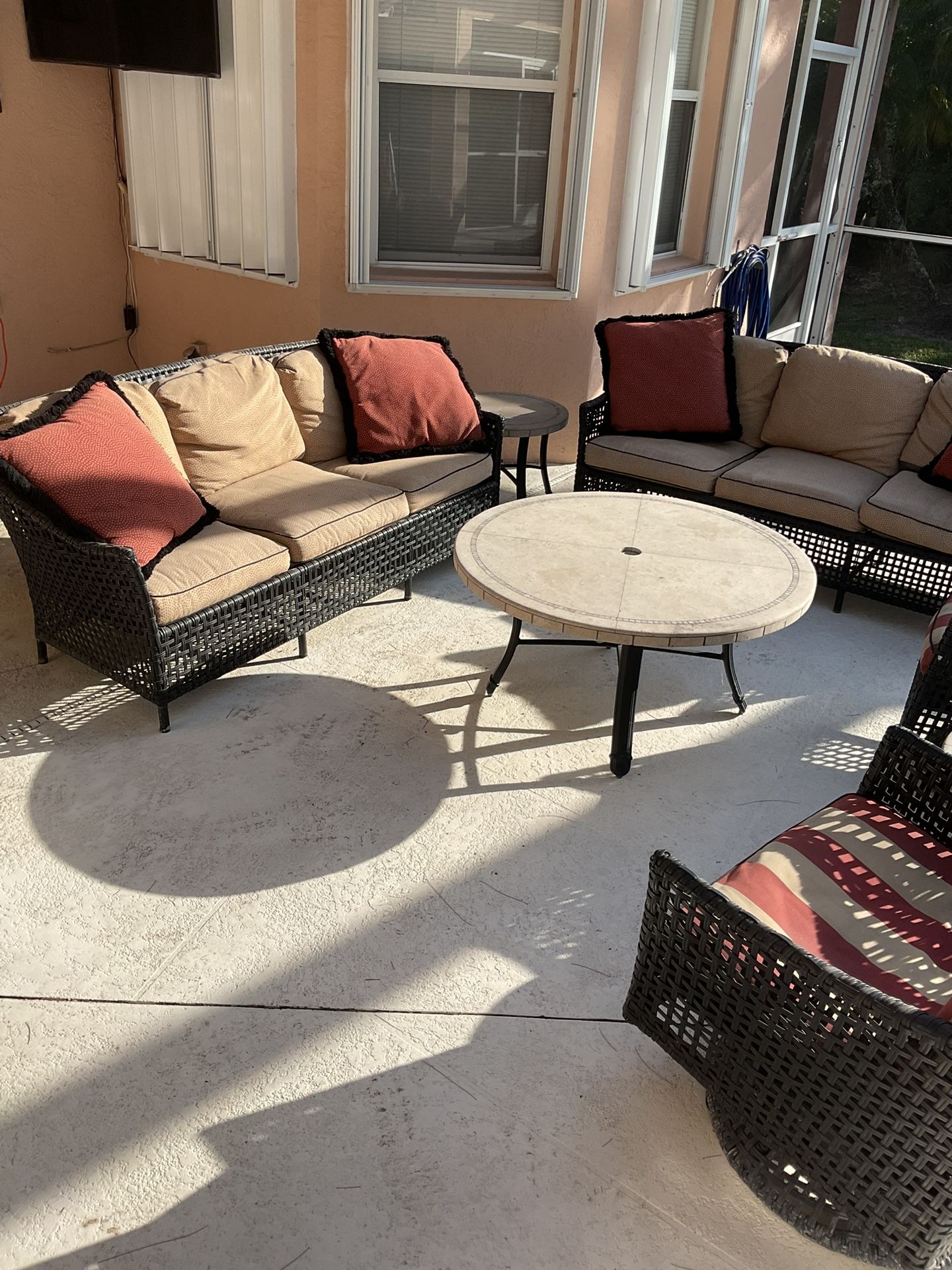 Outdoor Couch And Table