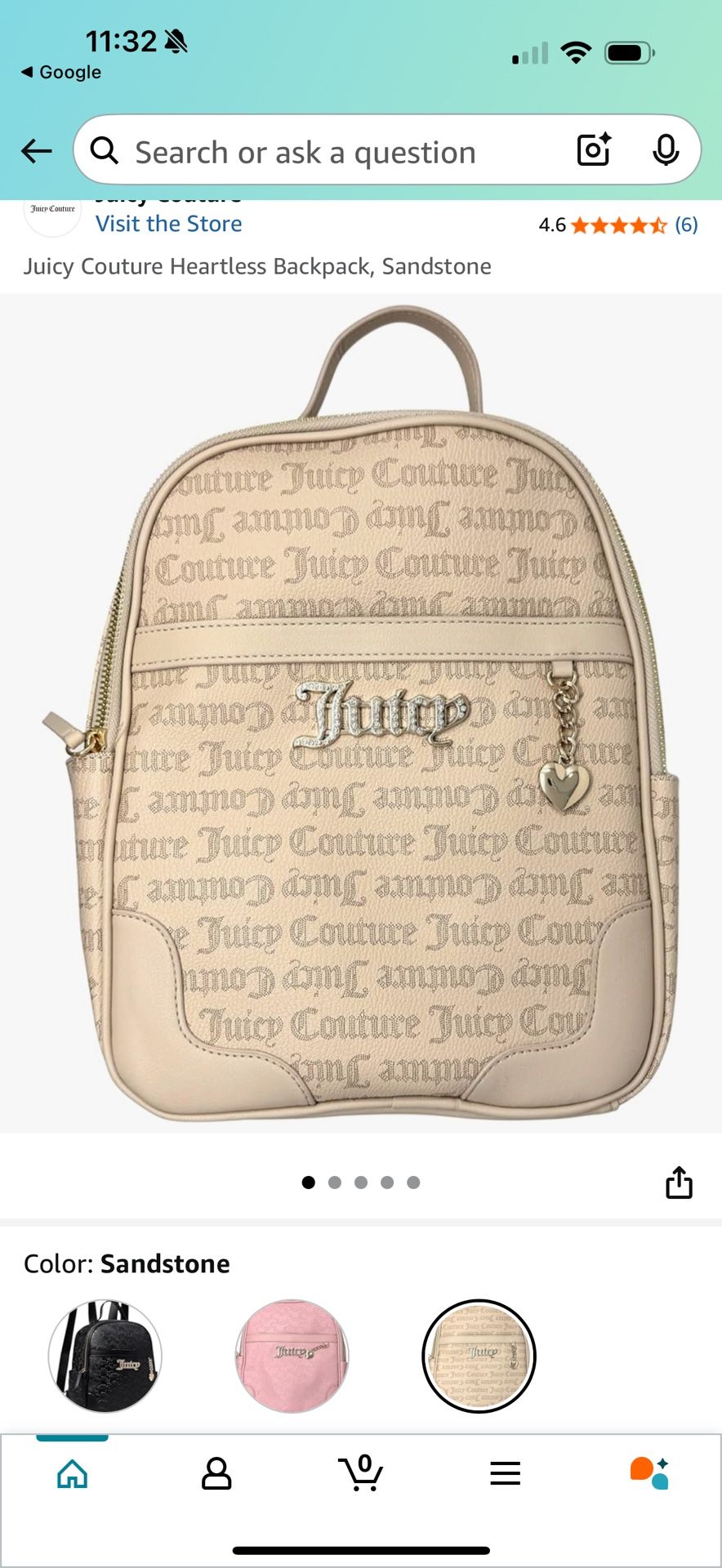 Juicy Couture Backpack Purse