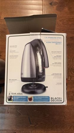BLACK+DECKER 1.7L Stainless Steel Cordless Kettle