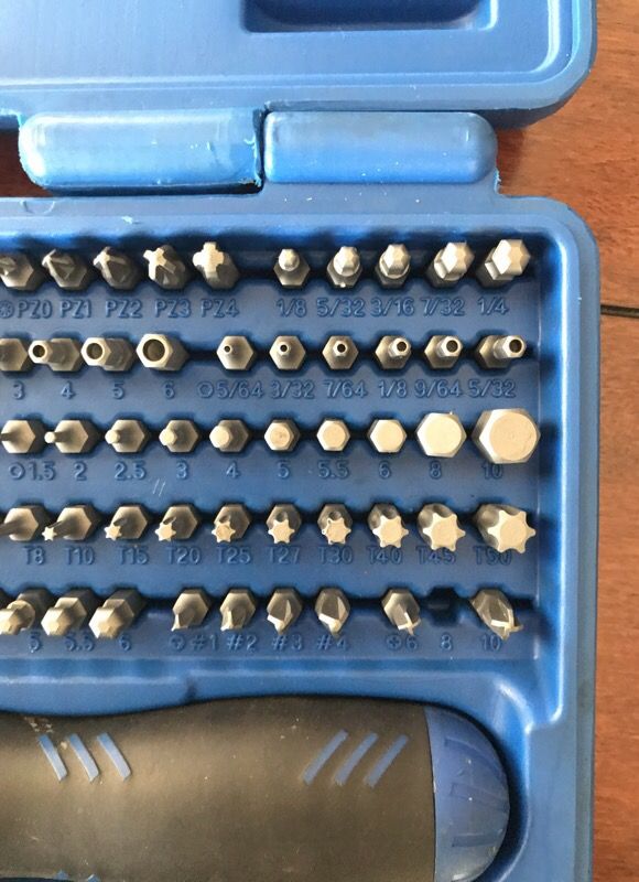 Cornwell CBSD122S 122 Piece Ratcheting Screwdriver Bit Set for Sale in Forney, TX OfferUp
