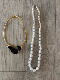 2 Trifari necklaces