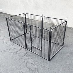 New in box $85 Heavy Duty 32” Tall x 32” Wide x 6-Panel Pet Playpen Dog Crate Kennel Exercise Cage Fence 