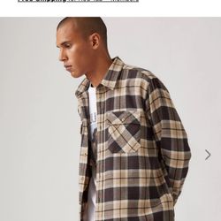 LEVI'S JJJJOUND PLAID SHIRT 