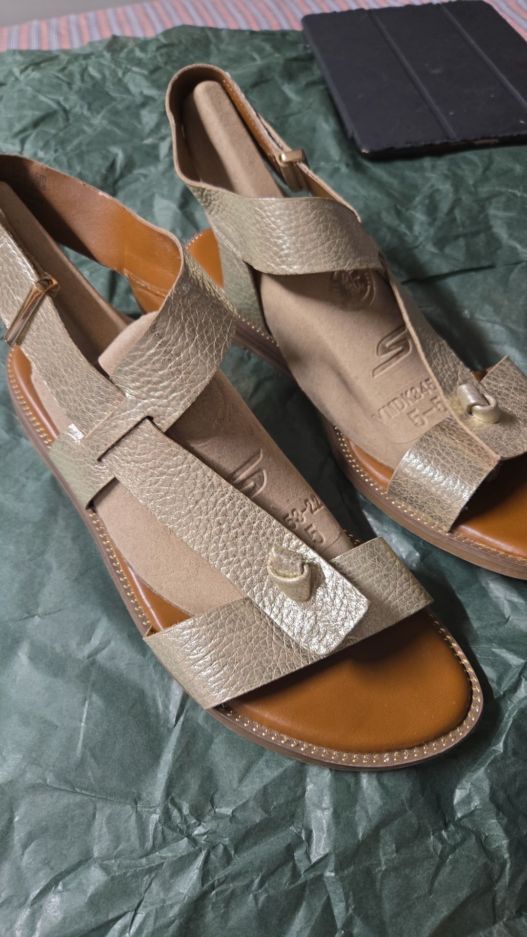 Franco Sarto Women Grey Sandals