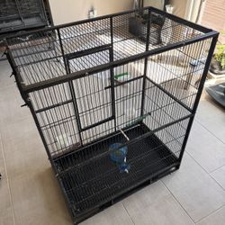 Cage For Birds . Had 2 Adult Cockatiels 
