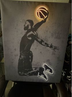 Basketball canvas picture