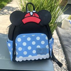 Loungefly Positivelyr Minnie Polka Dot Mini Backpack