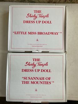 THE SHIRLEY TEMPLE  DRESS UP DOLL  CLOTHES.