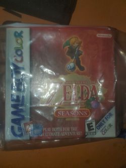 Zelda seasons game boy color vintage