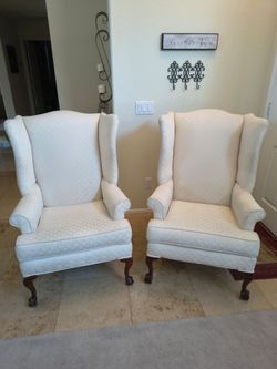 Pair of Wingback Chairs