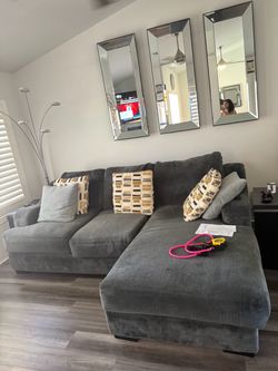 Blue Grey Sectional