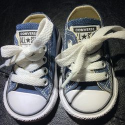 Navy Blue Baby Converse