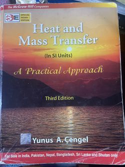 Heat and Mass Transfer