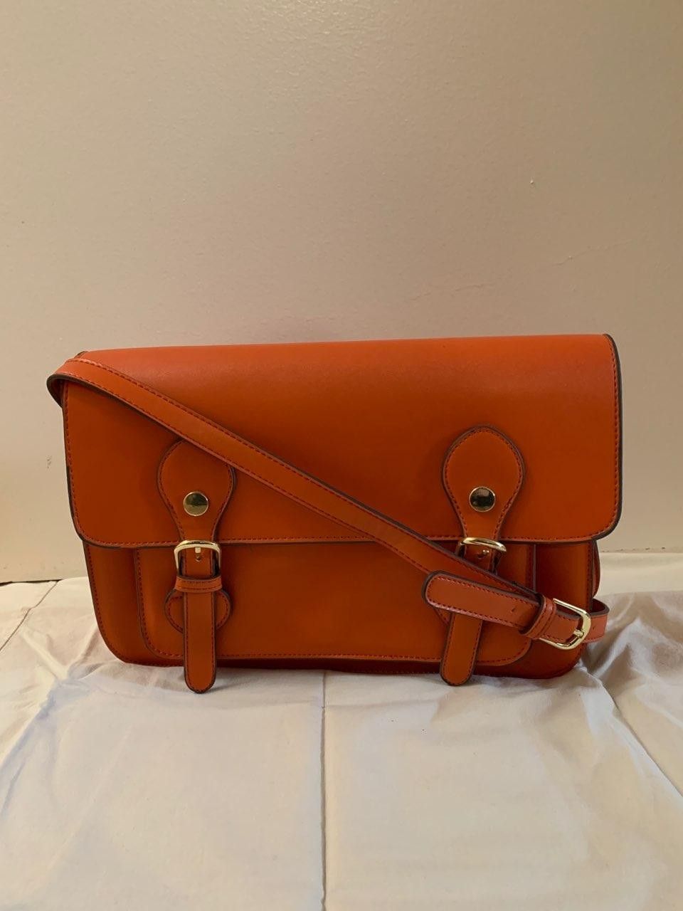 Steve Madden Orange Crossbody Shoulder Handbag Purse