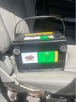 USED BUT NEW INTERSTATE CAR BATTERY